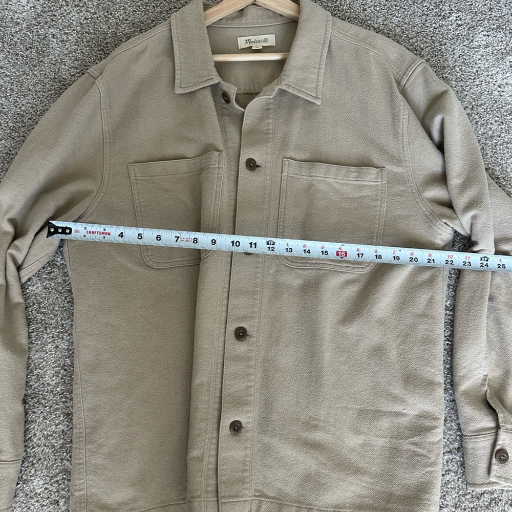 Madewell men’s tan over shirt